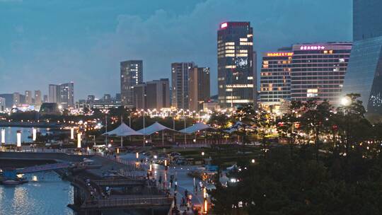 青岛西海岸新区夜景