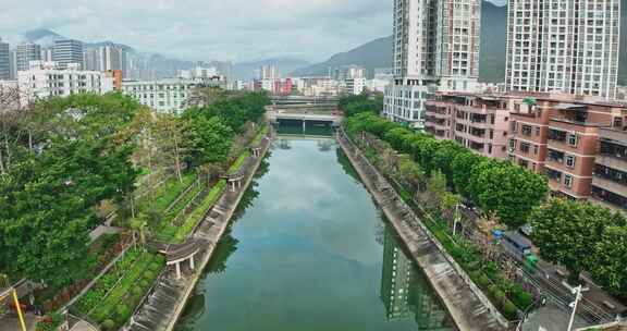 盐田河深圳河道深圳水系0853