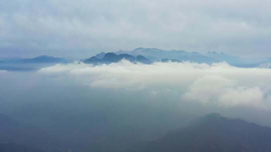 秦岭山脉秋季风景