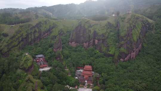 凉山州盐源公母山-航拍-彝族-公母山