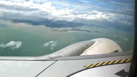 东海航空飞机窗外风景一