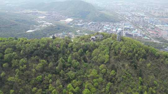 无锡惠山三茅峰航拍（上头环绕）