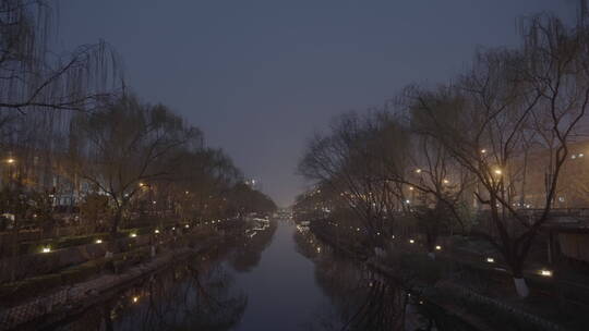 夜景街道 夜景车流 城市夜景