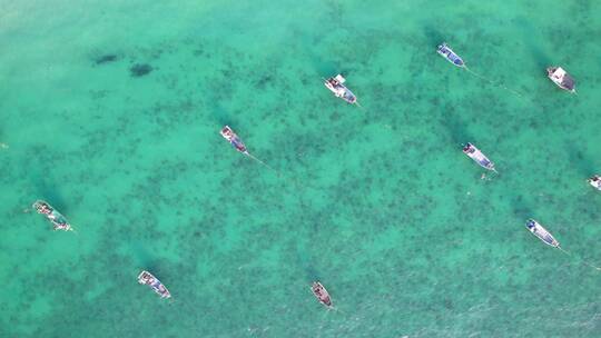 中国广西北海涠洲岛海景风光航拍