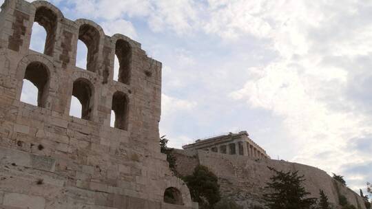 古希腊雅典卫城遗址