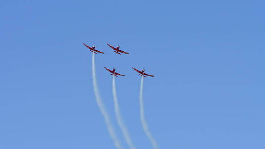 空军战机空中表演