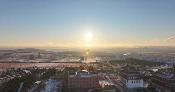 两河圣山旅游风景区航拍