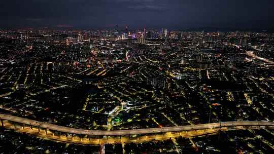 马来西亚吉隆坡莫迪卡石油双子塔蓝调夜景