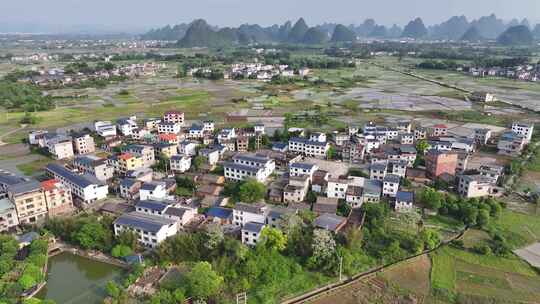 广西桂林会仙湿地航拍