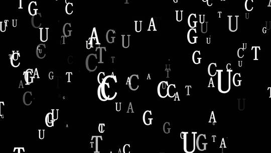 化学生物碱基粒子动态背景视频素材带通道