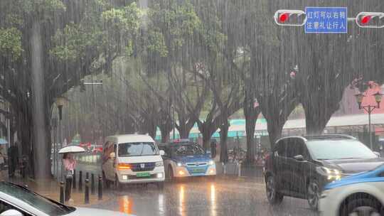 深圳车公庙区域下大雨