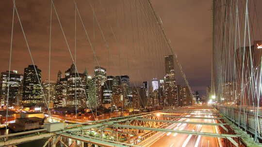城市大桥夜景