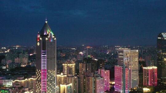 海口滨海大道夜景灯光带