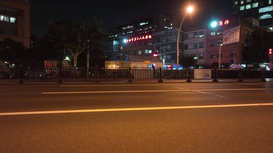 上海六院夜景航拍