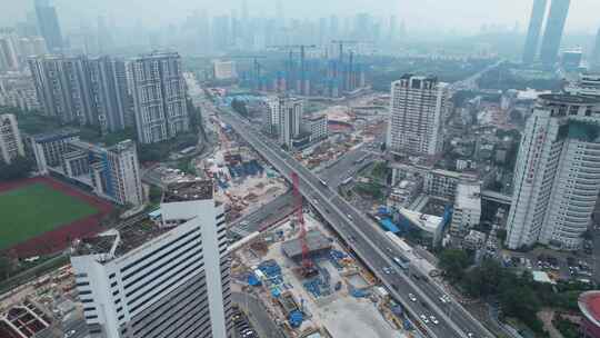 深圳罗湖区城市建筑交通