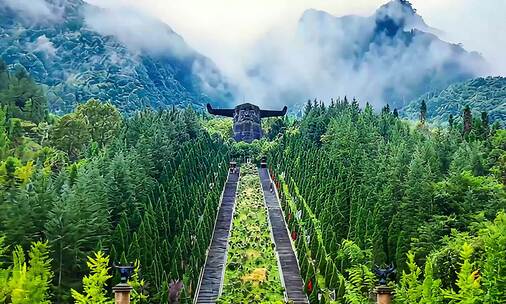 航拍延时合集 神农架梦幻风景