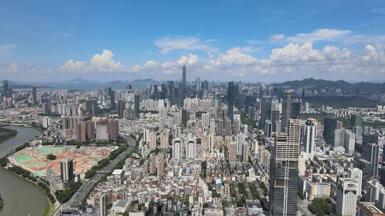 深圳 深圳城市 城市建筑群 高楼大厦 房地产