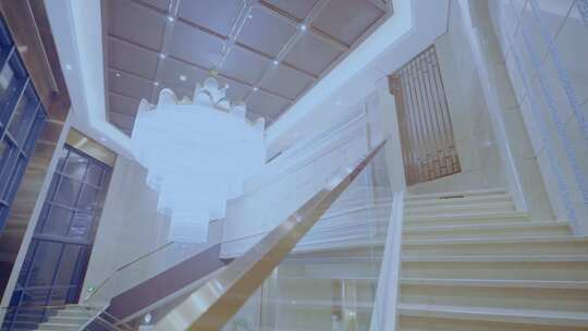 酒店吊顶水晶灯视频素材模板下载