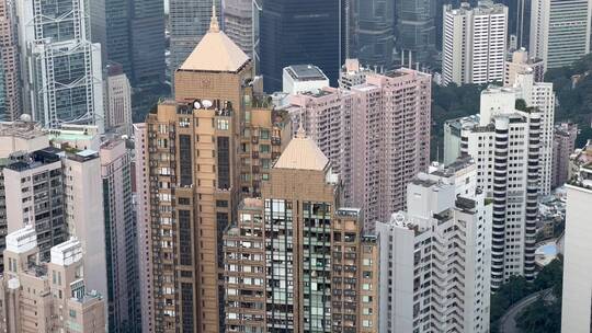 香港街头交通城市景观