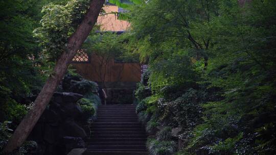 杭州飞来峰永福寺禅院风景