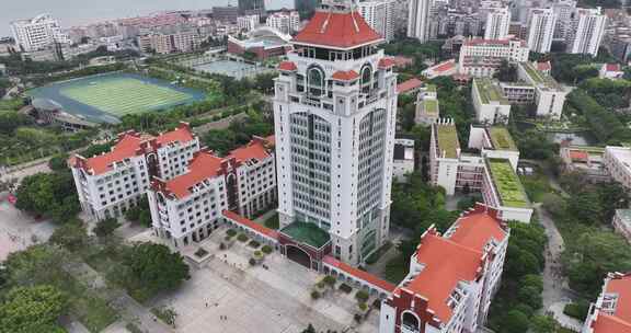 厦门大学校园航拍