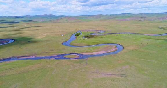 内蒙古风景航拍