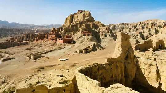 古格王朝遗址风光阿里荒漠古迹