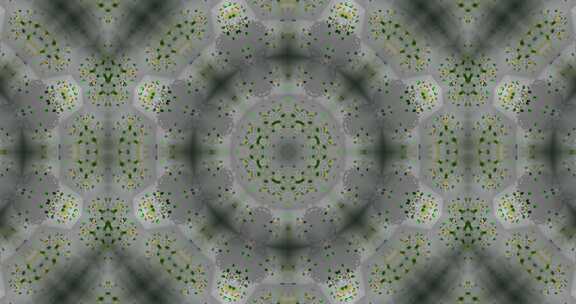 022 4K时尚绿色钻石万花筒背景