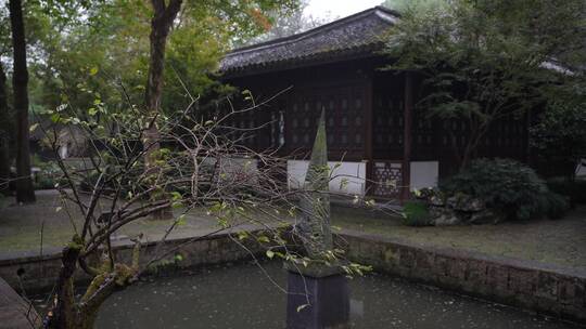 杭州宝石山玛瑙寺连横纪念馆