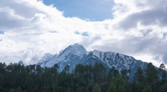 雪山延时