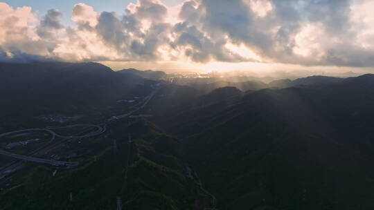 航拍珠海乡村风光