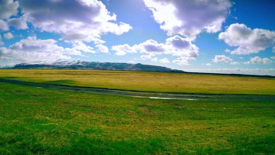 冰岛风景的时间流逝