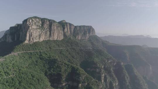 航拍山西旅游胜地太行山脉60帧原素材