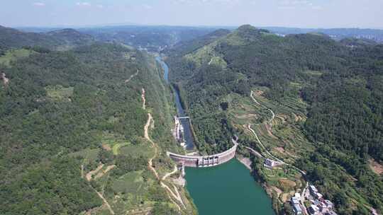 祖国大好河山青山绿水凤凰长潭岗风景区