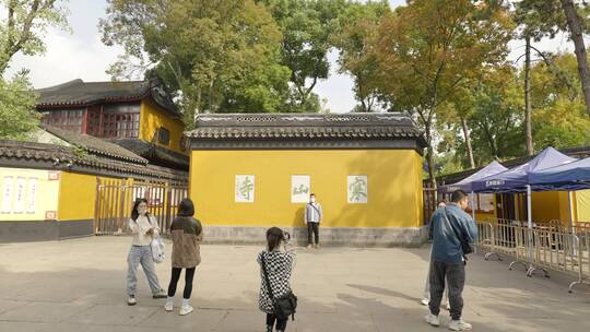 苏州寒山寺古建筑人文景观