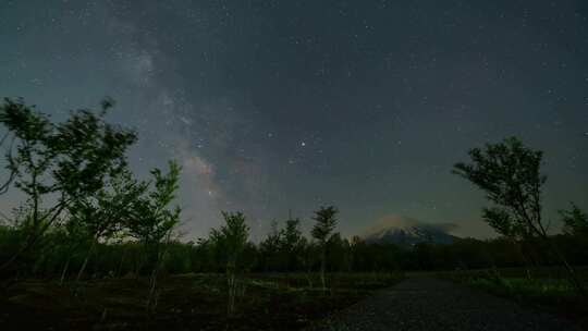 新西兰北欧雪山极光星空航拍延时视频素材模板下载