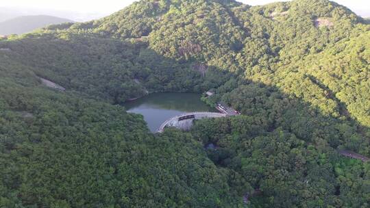 泉州清源山天湖航拍福建5a级景区旅游景点