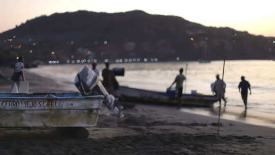 渔民渔船视频素材模板下载