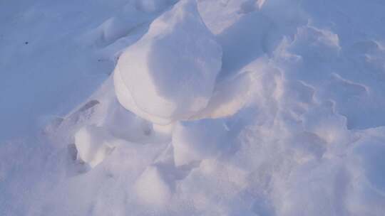 雪地视频视频素材模板下载