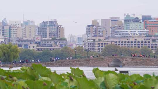 杭州西湖断桥风景