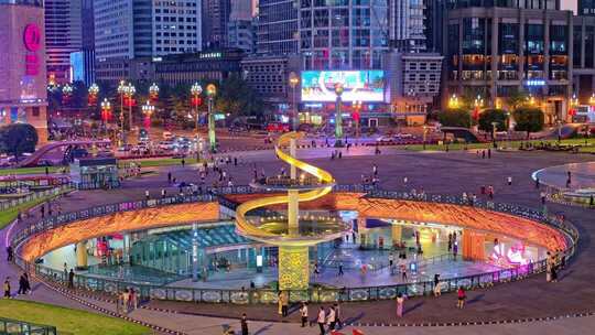 天府广场及周边国庆