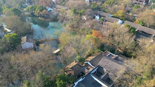 杭州景区西溪湿地美景风景视频素材