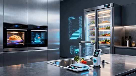 智能科技现代化厨房场景