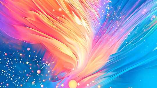 色彩背景 时尚 彩色 光线粒子 抽象艺术