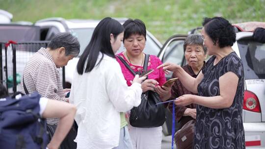 延边早市 水上市场 人文2视频素材模板下载