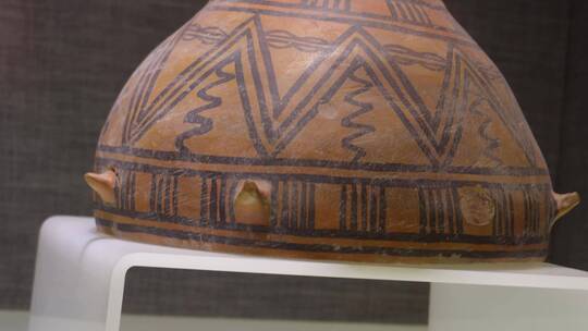 古董陶器陶罐管子原始人手工