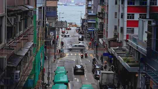 【正版素材】香港城市街道