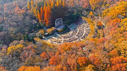 南京钟山风景区航拍合集