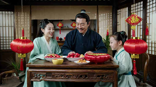 古代过年 传统文化氛围