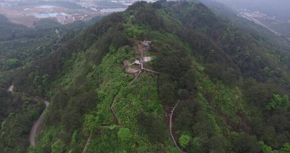 河源万绿湖风景区航拍